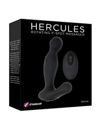A green background featuring a gray rocket icon and stars, along with the text No Image, evokes the sleek design of the Starship Hercules Rotating P-Spot Massager.