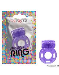 Cal Exotics-Foil Pack Vibrating Cockring-Purple