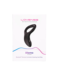 The design of the Lovense-Diamo Cockring-Black, featuring a light blue rocket icon with stars encircled on a green background, is reminiscent of a sleek Bluetooth remote-controlled device. The text "No Image" is displayed above the icon.