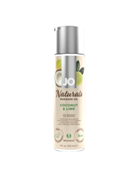 Jo Naturals Coconut and Lime Massage oil 4 oz