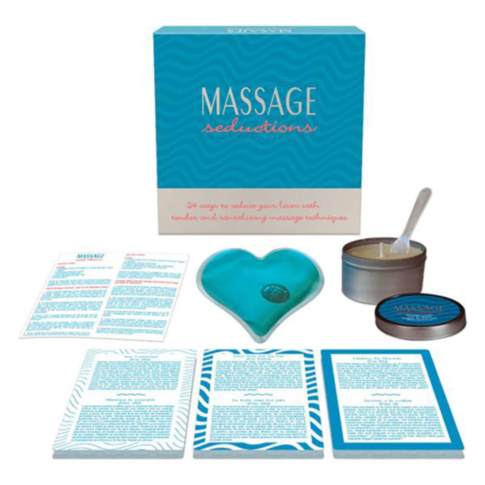 A green square showcases a light gray rocket silhouette within a circle, adorned with stars, alongside the text "No Image" at the top. This evokes a sense of mystery similar to discovering the pleasures of the Massage Seductions Erotic Massage Kit.