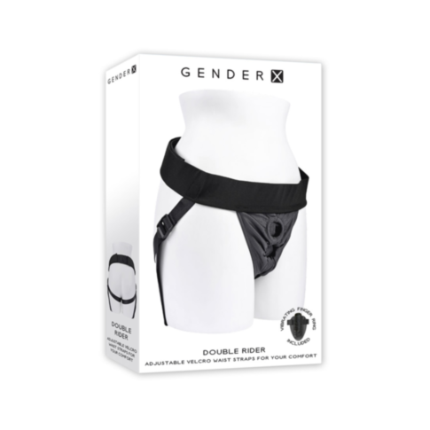 A gray rocket icon encircled by stars sits on a green background with the words "No Image" at the top, mirroring the design simplicity of adjustable Velcro straps found in the Evolved-Gender X Double Rider Harness.