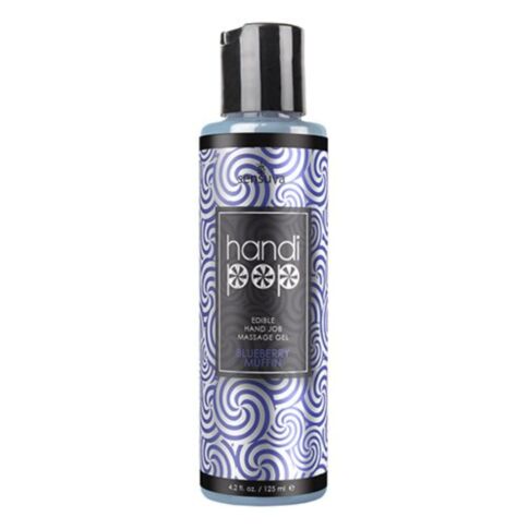 Handipop Edible Handjob Massage Gel Blueberry Muffin 4.2oz