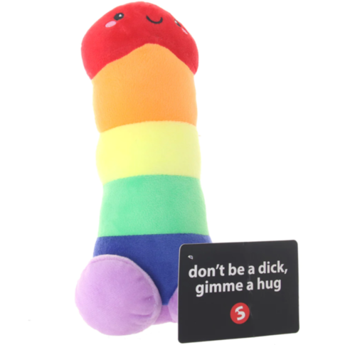 A green square featuring the phrase "No Image" sits above a charmingly simple depiction of a rocket soaring through a circle of stars, evoking the playful essence of the Shots-Penis Plushie Rainbow 12in.
