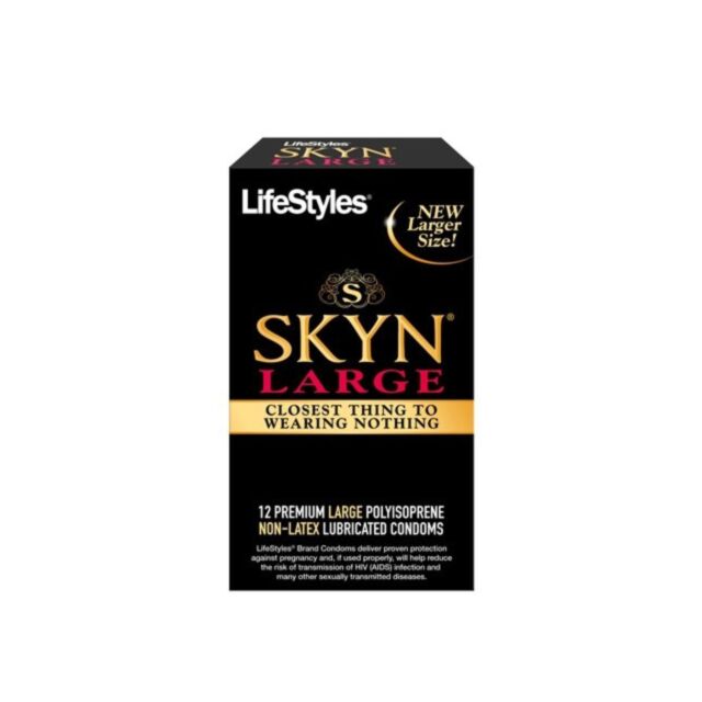 A green and gray square features the text "No Image" above a circular design showcasing a space-themed logo of a rocket flying past a planet with surrounding stars, reminiscent of the Lifestyles Skyn 12pk packaging.