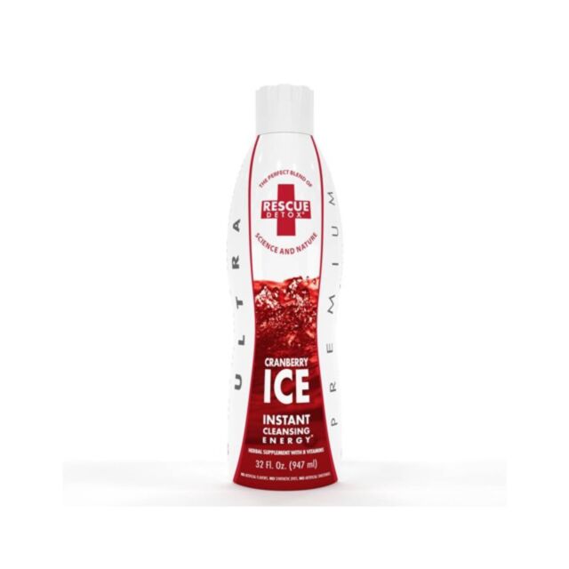 A green background features a light gray rocket icon with the words "No Image" above it, symbolizing the detoxifying qualities of the Rescue Detox Ice Blueberry 32oz, ready to revitalize your digital space.