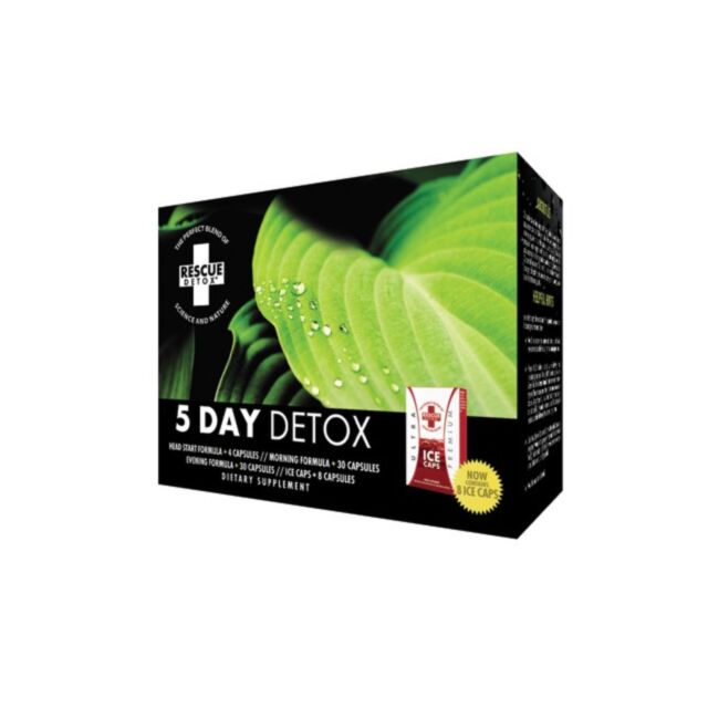 A green square with a gray rocket icon encircled at the bottom, surrounded by stars, symbolizes a journey towards detoxification. The text "No Image" appears at the top, reminiscent of embarking on a fresh start with the 5 Day Permanent Cleanser.