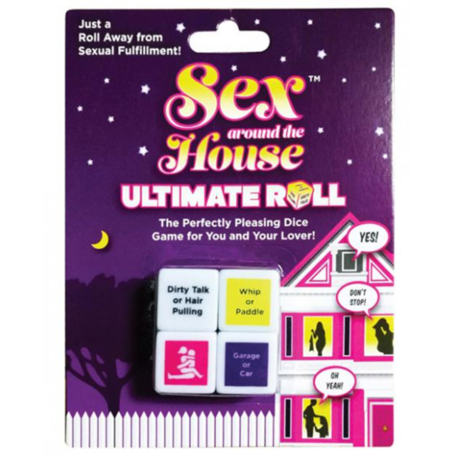 Illustration of a music album cover with abstract designs, showcasing a cube with a rainbow-hued, grid pattern similar to the Sex Around the House Dice, reflective silver textures, and a close-up of red fabric against a green backdrop. The text reads O Mo