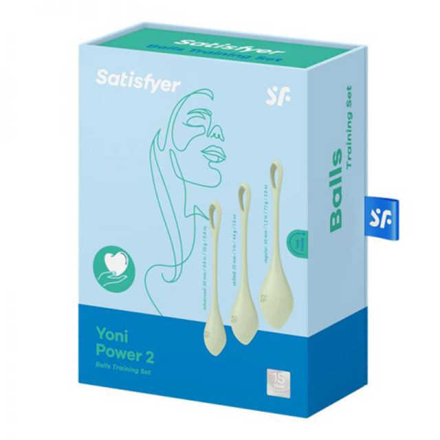 A graphic in light green showcases the text "No Image" above a circular emblem featuring a stylized rocket and stars, subtly alluding to a journey of exploration similar to using the Satisfyer Yoni Power Balls 2 Light Green 3 pc Set.