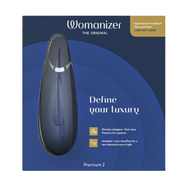 A backdrop of green highlights a stylized rocket encircled by stars, featuring the sleek white text "No Image." This mirrors the sophistication of the Womanizer Premium 2 Blueberry, celebrated for its luxurious Clitoral Stimulator and cutting-edge Pleasur