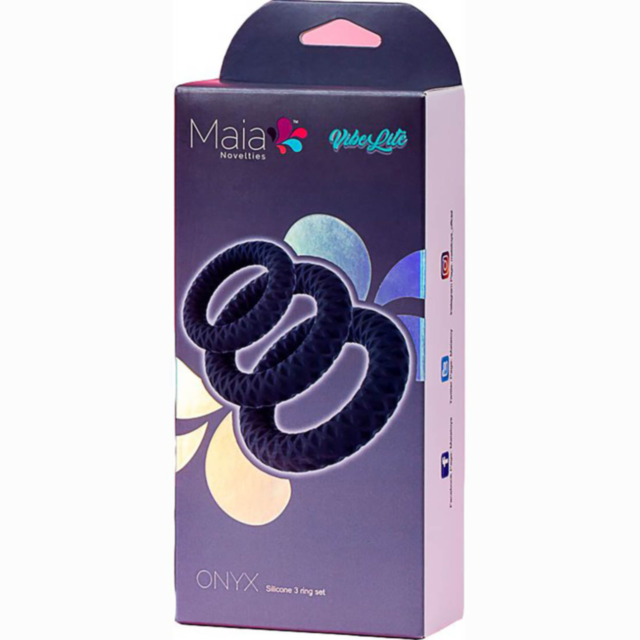 A green graphic featuring the words No Image at the top showcases a gray icon of a rocket ship soaring around a planet with stars in the background, reminiscent of the adventurous spirit embodied by the Maia Toys-Onyx Cockring 3pk, which offers super stre