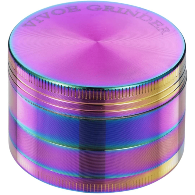 A green background showcases a gray rocket ship set in a circular design, adorned with stars and rainbow hues. This lively scene is topped with the text "No Image." The complex visual imagery evokes the intricate craftsmanship of the 52mm Fancy 4 Part Gri