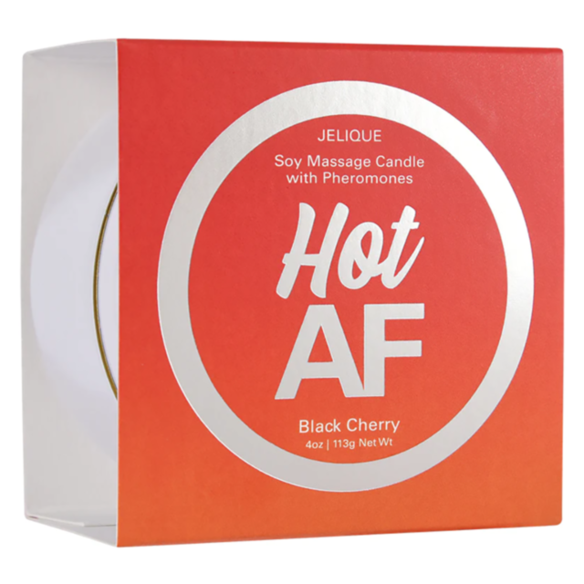 A green background showcases a gray rocket icon within a circle, adorned with stars and highlighted by the enticing essence of the Massage Candle with Pheromones hot as fuck black cherry. Above it, the text "No Image" is visible.