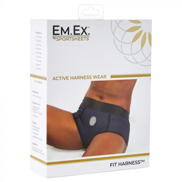 A green background with the text 'No Image' at the top. Below, a graphic of a gray rocket ship encircled by a ring with stars and a planet, showcasing its sleek design similar to the Sportsheets EM.EX Fit Harness X Large that holds the cosmos in place.