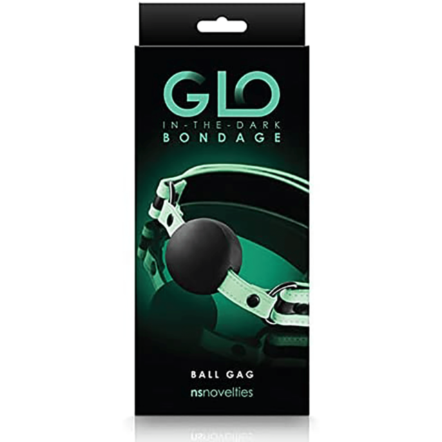 The text "No Image" is displayed alongside a rocket and planet icon on a green backdrop, alluding to GLO Bondage Ball Gag Green for exciting adventures in the dark.
