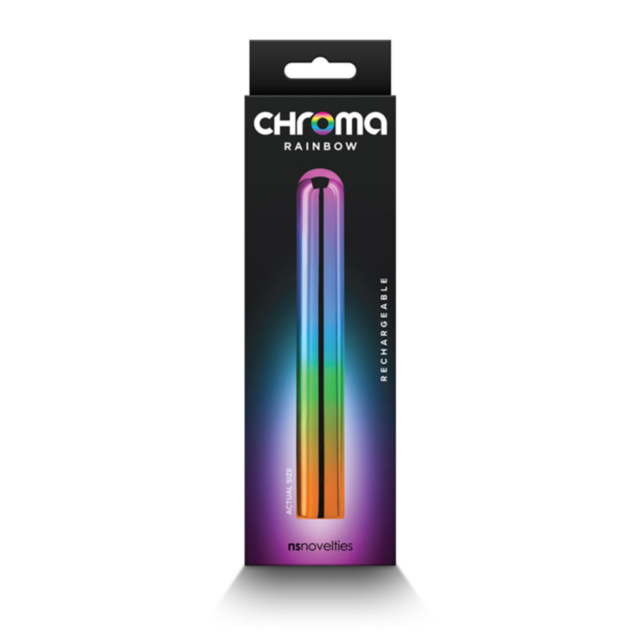 A green square showcases the words "No Image" above an icon of a gray rocket, echoing the streamlined, travel-friendly aesthetic of the NS Chroma Rainbow-Bullet Large as it ascends through a circle accented with stars.