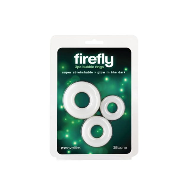 The placeholder image is green, featuring a gray rocket icon encircled by stars, with the text "No Image" displayed above. This design mirrors the prolonged performance and sleek style of the NS Firefly-3pc Bubble Rings-White, characterized by its liquid 