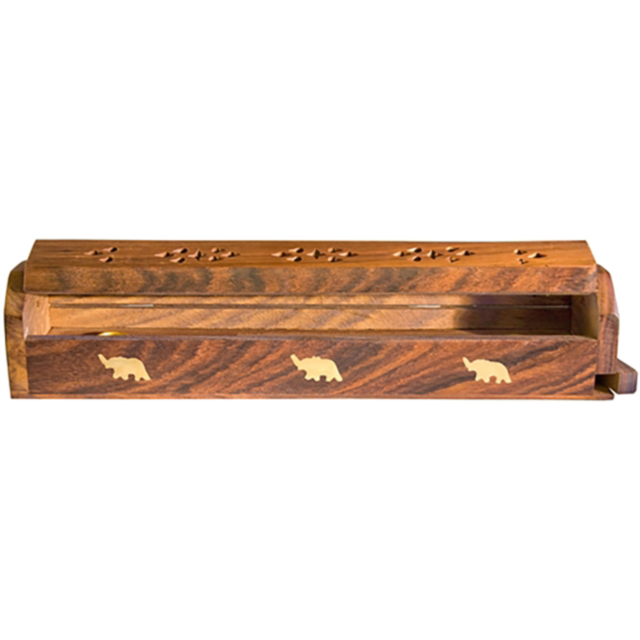 A green background displays the words "No Image" above a gray icon of a rocket launching into space, encircled by a line and stars, evoking the imagery of the 12" wood coffin burner elephants releasing fragrant dreams.