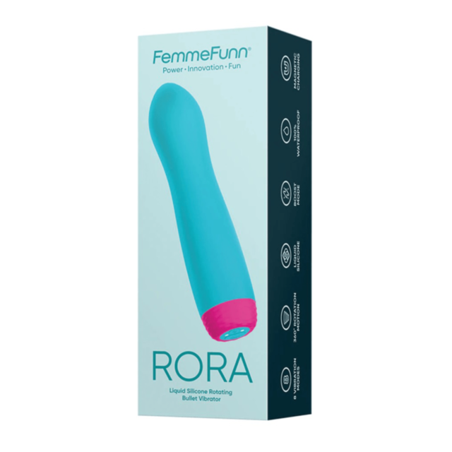 A turquoise square showcases a gray rocket illustration, resembling the FF Rora Rotating Bullet, soaring upward over a planet and stars. The words "No Image" are inscribed above, capturing the essence of motion and exploration.