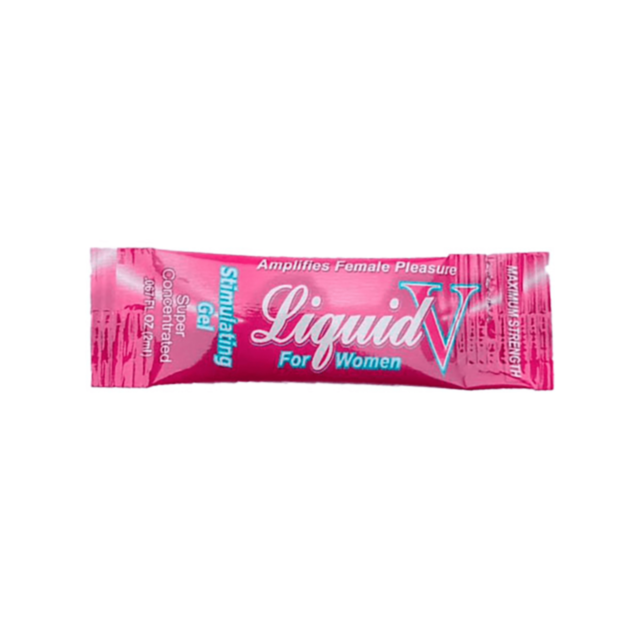 A graphic featuring the text 'No Image' above a rocket icon encircled by sparkles, set against a green backdrop, subtly alludes to heightened clitoral sensitivity and augmented sexual pleasure with the BA Liquid V Pillow Packs For Women.