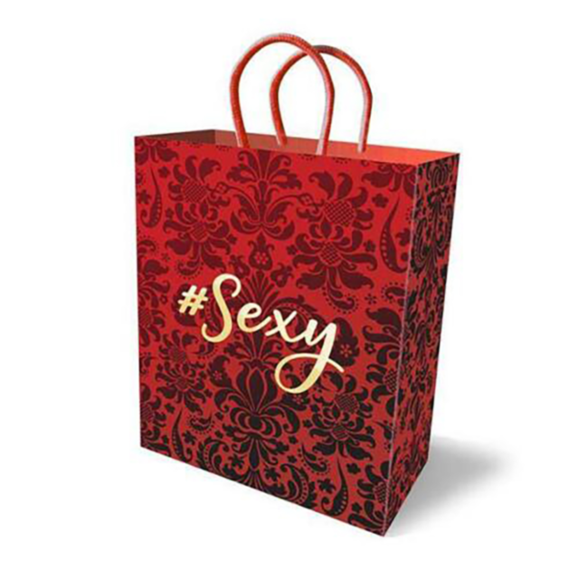 A depiction of a rocket blasting off into space within a circular border, surrounded by stars and a planet, set against a green backdrop. The text above says No Image, offering an ideal way to wrap your dreams in our Sexy Gift Bag.