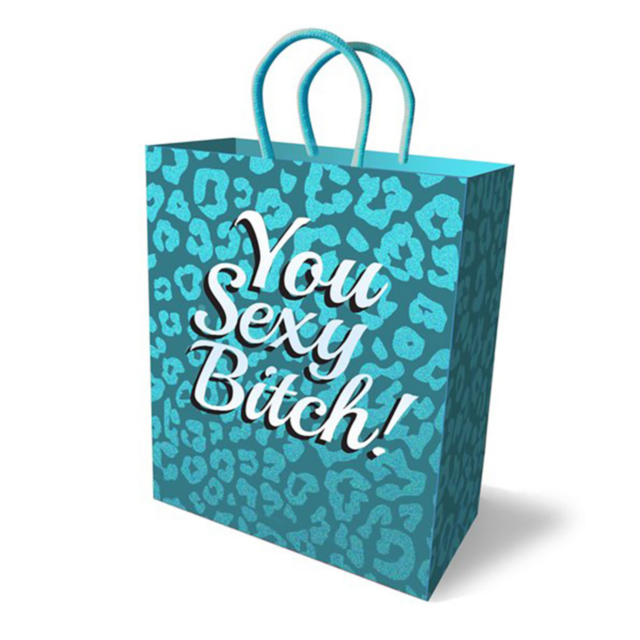 Graphic with a green background, subtly infused with teal glitter, displaying a white silhouette of a rocket launching over a planet with stars. It’s enclosed in a circle, reminiscent of the You Sexy Bitch Bag's luxury design, and features the text No Ima