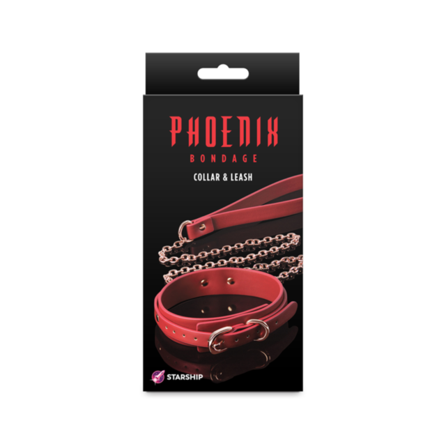 Set against a green background is a gray icon of a rocket in flight, encircled with sparkles, accompanied by text above that says "No Image." This accessory brings to mind the Starship's Phoenix - Collar and Leash in Red & Gold.