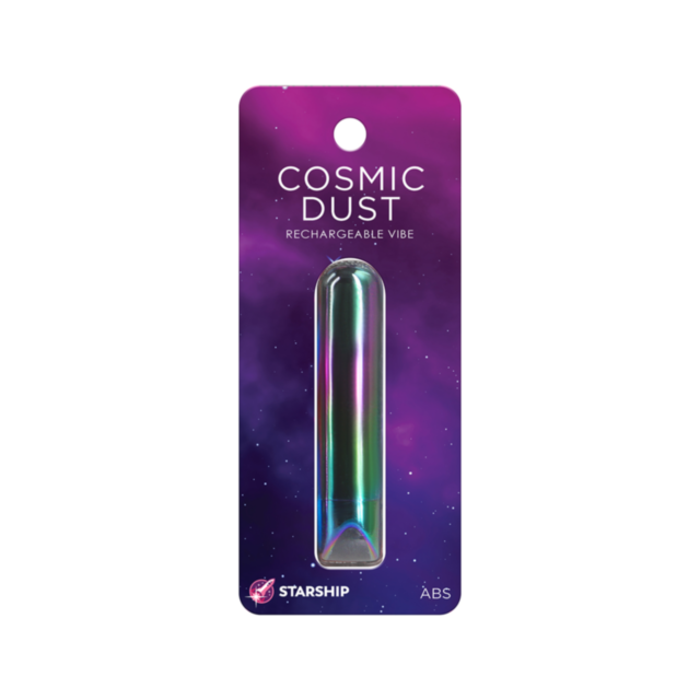 The design includes a stylized rocket and planet in a circle, capturing the excitement of Starship Cosmic Dust exploration. Above the graphic, the words "No Image" appear on a solid green backdrop, suggesting undiscovered adventures.