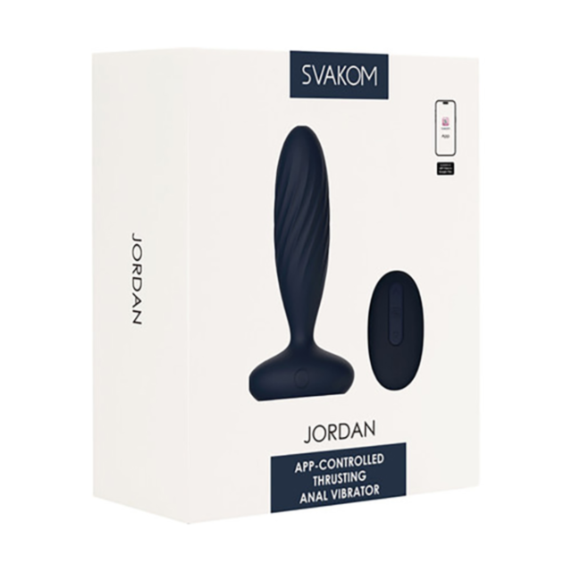 A stylized illustration of a rocket and planet against a green background with the text "No Image" above it. The rocket and stars evoke a space theme, reminiscent of the innovative Svakom-Jordan Thrusting Anal Plug in Navy Blue, which brings thrusting exp
