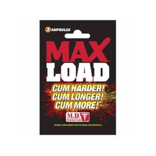 A placeholder graphic featuring a rocket icon within a circle in green and white, representing the power of the Max Load 2Pill Pack, accompanied by the text "No Image" above it.