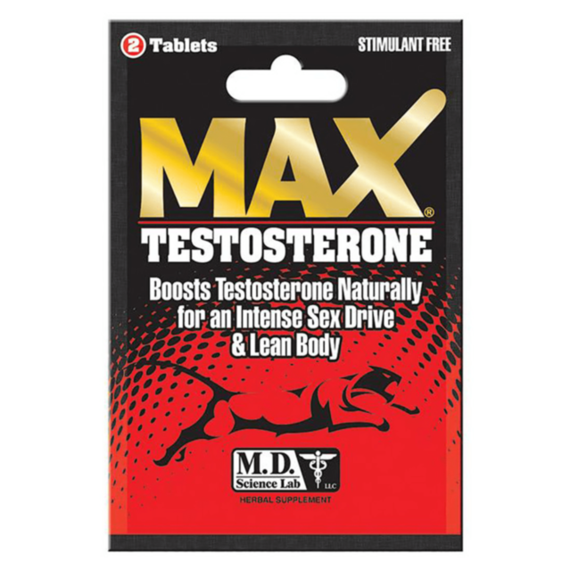 A green placeholder image features a rocket icon inside a star-adorned circle. Above it, the text "No Image" captures the dynamic essence of Max Testosterone 2pk.