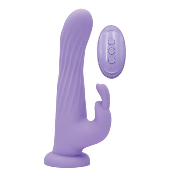 The purple Impulse-Twerking 360 Wireless Rabbit features a sleek design with rocket-like upward motion in a circular pattern, complete with stars and a planet, all set against a green backdrop displaying the text "No Image" at the top.