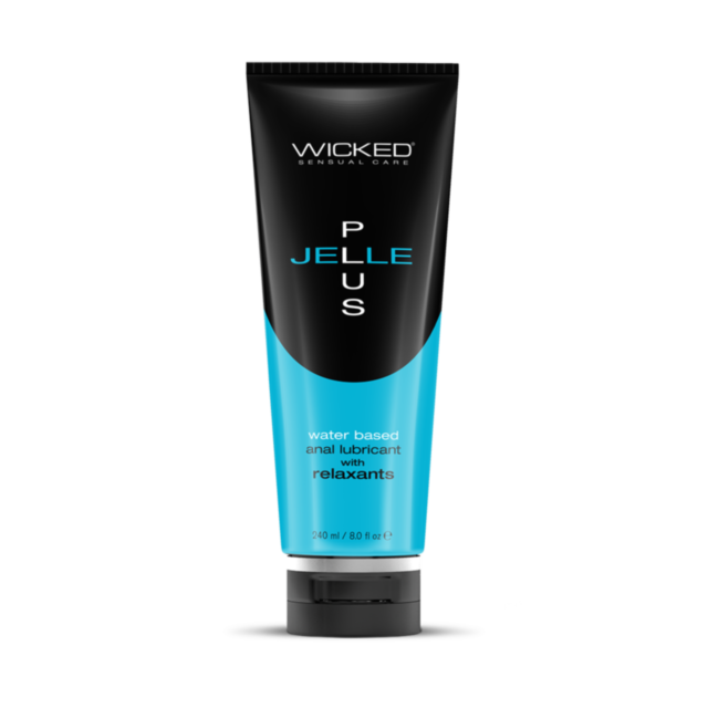 A green graphic featuring a stylized rocket inside a circle adorned with star-like sparkles, evoking the calming sensation of Jelle Plus Anal Lubricant with Relaxants 8oz. The phrase "No Image" appears above the rocket illustration.
