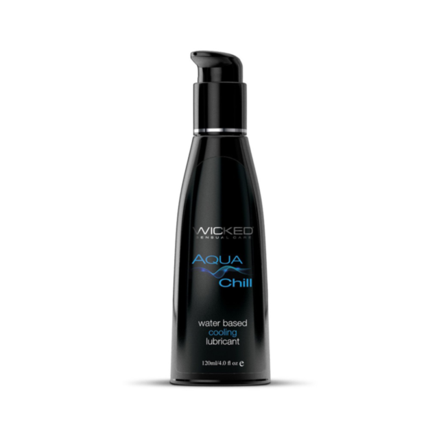 An icon of a rocket launching to the right, encircled by stars within a circular border. Set against the background of Wicked Aqua Chill W B Cooling Lube 4oz, the words "No Image" appear above, offering a cool and refreshing visual experience.