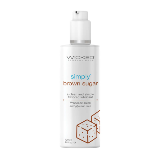 A green rectangular image featuring a white icon of a rocket ship ascending through a circular starry space captures the innovative vibe evoked by SIMPLY BROWN SUGAR 4OZ from Wicked Sensual Care. At the top, white text reads No Image.