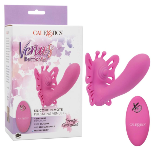 A green square displays a gray rocket icon enclosed within a circle at its center, with the text "No Image" above it, evoking the thrilling promise of the Cal Exotics Venus Butterfly Pulse Venus G-Pink, offering an adventure similar to G-spot stimulation 