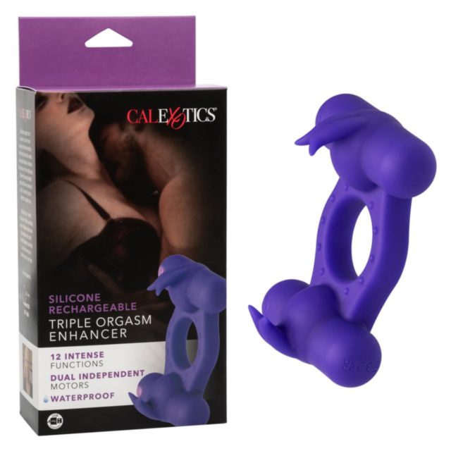 Cal Exotics-Sil Rechargeable Triple Orgasm Enhancer