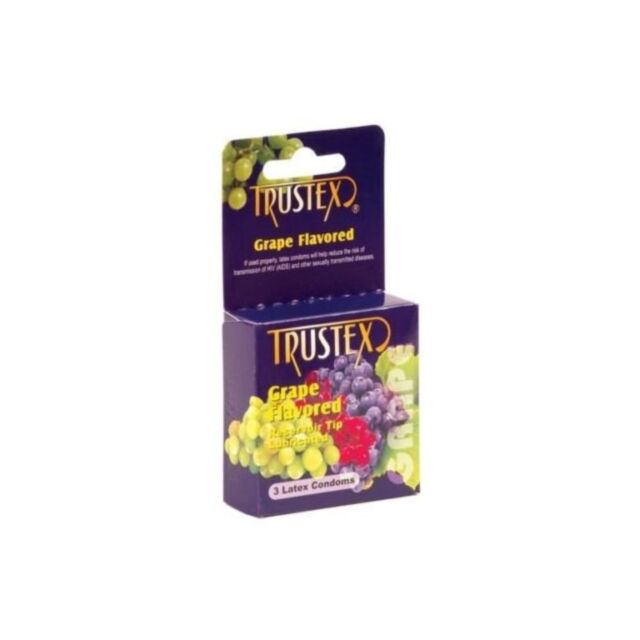 The text "No Image" is displayed above a graphic featuring a rocket encircled by stars on a green background, resembling a pack of Trustex Condoms Grape 3pk with reservoir tips.
