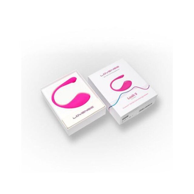 Against a lush green background, a gray rocket icon orbits a planet, surrounded by stars, with the words "No Image" floating above. The Lovense Lush 3 Pink captures innovative magnetic charging technology, merging seamlessly with themes of exploration and
