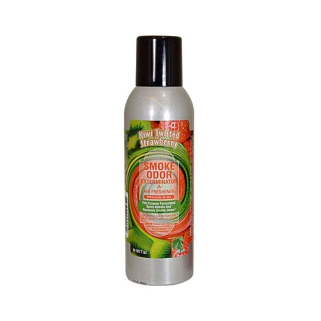 A green graphic displays the text "No Image" above a circular design that features a stylized rocket and planet with stars, reminiscent of the power of Smoke Odor Spray Kiwi Twisted Strawberry, an enzyme-based formula designed for effective smoke odor ext