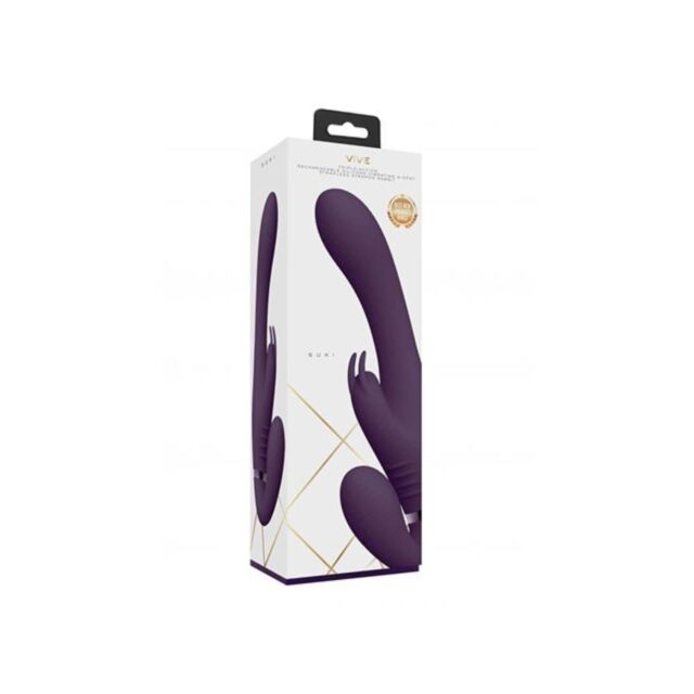 Vive Suki Strapless Strap On Purple