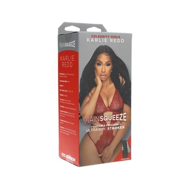 A green graphic featuring a white rocket within a circle, surrounded by stars, evokes the excitement of our Main Squeeze CG Karlie Redd Stroker Pussy Caramel collection. The words "No Image" are stylishly displayed above the rocket.