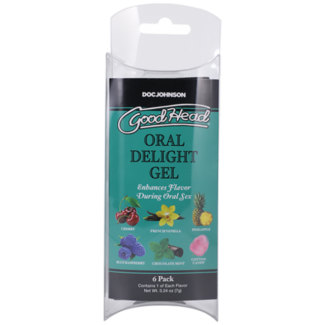 A circular emblem features a rocket flying past a celestial body, encircled by stars on a vibrant green background with the text No Image above, evoking the bold flavors of Goodhead Oral Delight Gel Green 6 pack.