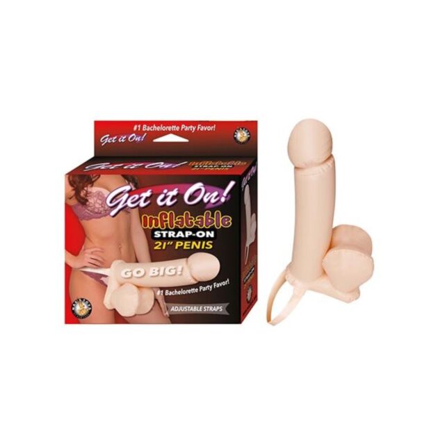 Inflatable 27in Strap On Penis
