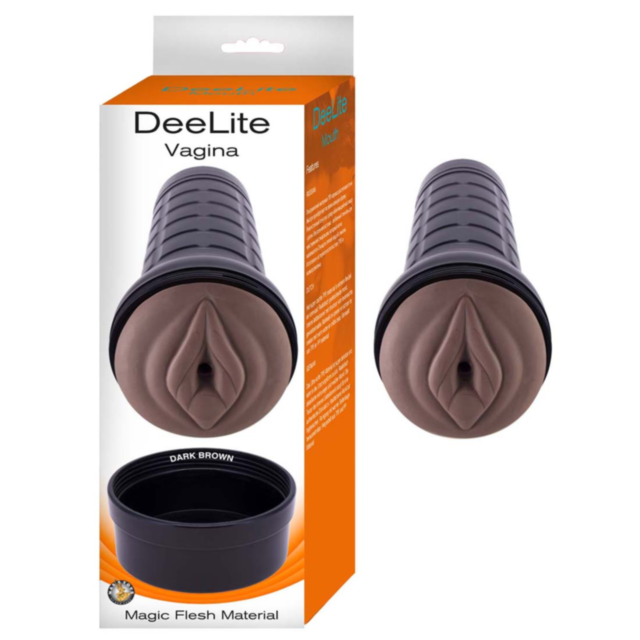 A green background with a gray rocket icon evokes an out-of-this-world experience, much like the smooth glide of Dee Lite Vagina Dark Brown. The scene is framed by a circle and small stars, with the text "No Image" appearing above the icon.