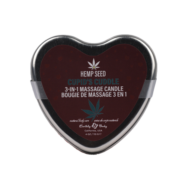 The design features a green background with a light gray rocket icon inside a circle, alongside stars and a planet. Above the icon, the words "No Image" add to its whimsical charm—similar to the scent of the Hemp Seed 3-in-1 Valentines Day Candle Cupid's 