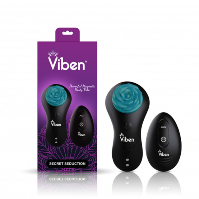 A logo featuring a rocket ship encircled by stars, all set within a circle against a green background, with the text "No Image" displayed above it. This design corresponds to the Viben-Sil Remote Control Panty Vibe-Blk Ocean product.