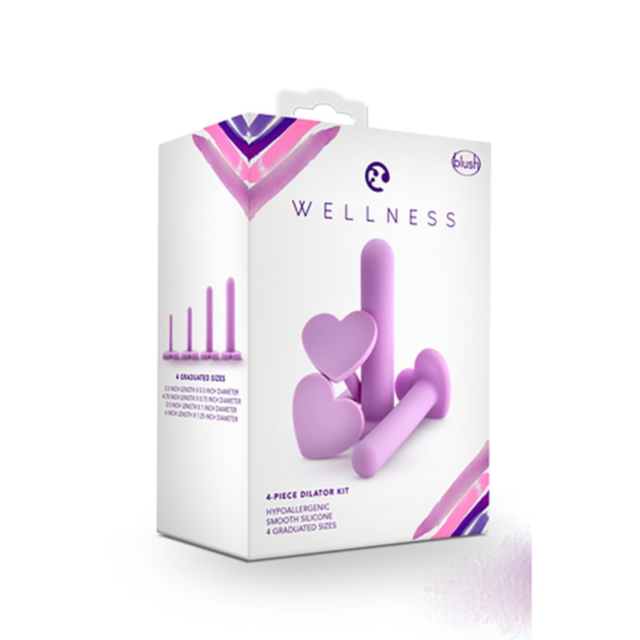 Against a green backdrop, a minimalistic white icon depicts a rocket soaring through a ring adorned with sparkles, invoking the image of launching into new experiences with the Wellness-Dilator Kit Purple. The phrase "No Image" appears at the top, symboli