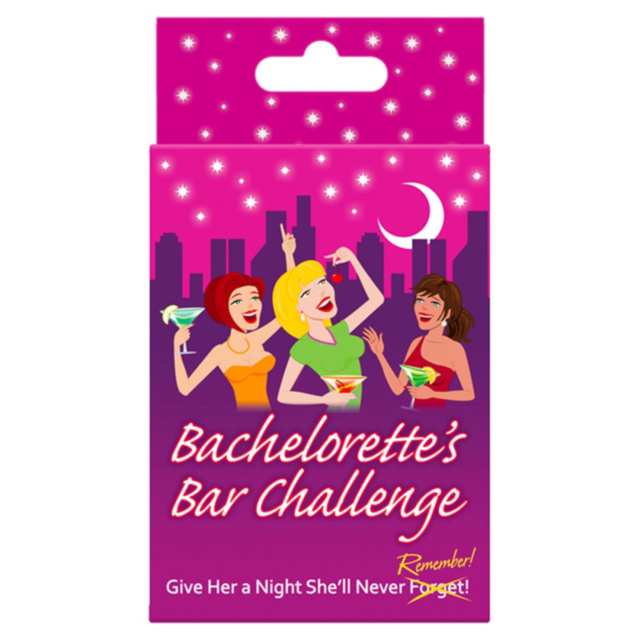 A green No Image placeholder featuring a simplified graphic of a rocket launching into space, encircled by stars, capturing the thrilling and energetic atmosphere one might associate with the Bachelorette Bar Challenge.