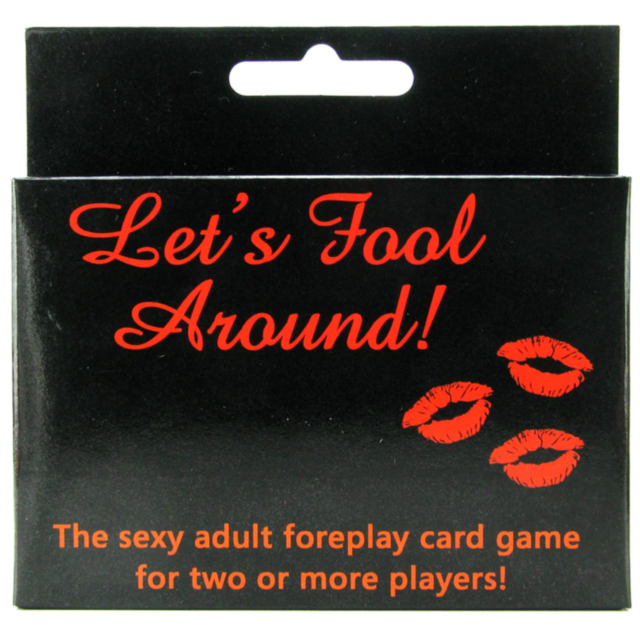 A green background with white text that reads "No Image" features a white circular design with a rocket ship soaring upward, surrounded by stars, capturing the excitement of the Lets Fool Around Card Game.